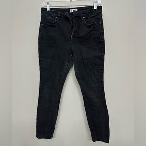 LOFT Black Curvy High Waist Skinny Jean